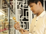 Đấng mày râu săn hồng đúc bằng 50 chỉ vàng tặng quà 8/3