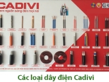 Bảng catalog dây cáp điện cadivi