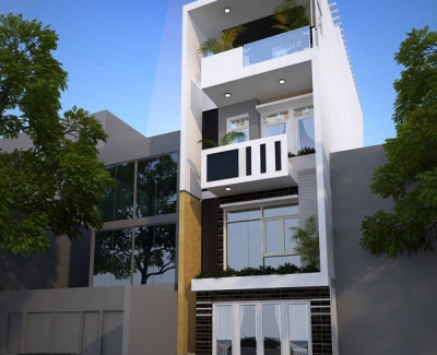  nhà ống 4 tầng