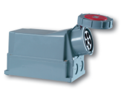 ổ cắm công nghiệp cố đinh 16A 5 lỗ