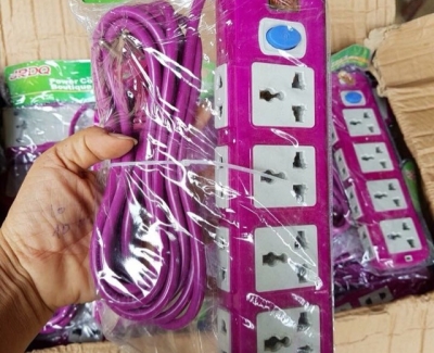 Ổ CẮM ĐIỆN THÔNG MINH CHỐNG GIẬT – MÀU TÍM