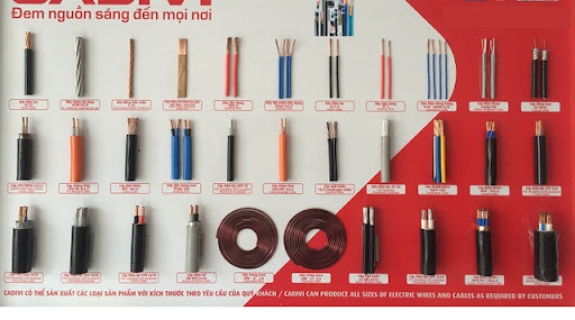 Bảng catalog dây cáp điện cadivi